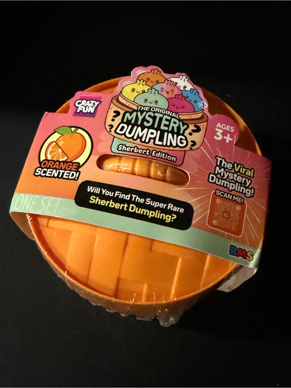 New authentic Crazyfun RMS Sherbert Edition dumpling. RARE!! Ships fast!